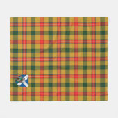 Scotts Baxter Tartan Pset Fleece Deken (Voorkant (Horizontaal))