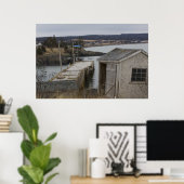 Scott's Bay Wharf kunstwerk Poster (Thuiskantoor)