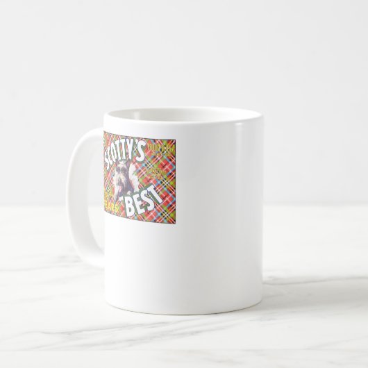 Scotts Best Pears - Fruit Crate Label Koffiemok (Voorkant links)