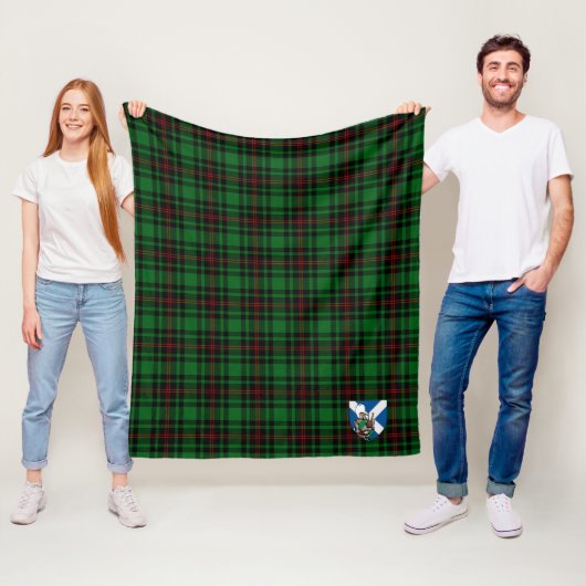 Scotts Beveridge Schotse Ruit Plaid Fleece Deken (In situ)
