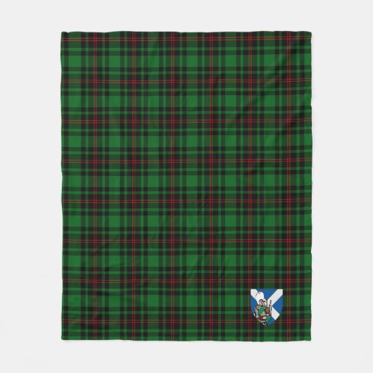 Scotts Beveridge Tartan Pset Fleece Deken (Voorkant)