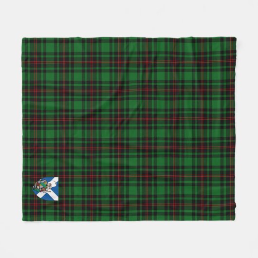 Scotts Beveridge Tartan Pset Fleece Deken (Voorkant (Horizontaal))