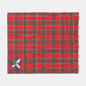 Scotts Binning Tartan Pset Fleece Deken (Voorkant (Horizontaal))