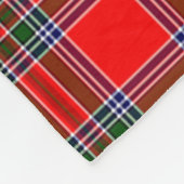 Scotts Binning Tartan Pset Fleece Deken (Hoek)