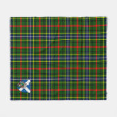 Scotts Bisset Pattern Tartan Pset Fleece Deken (Voorkant (Horizontaal))