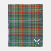 Scotts Bisset Schotse Ruitdessin Fleece Deken (Voorkant)