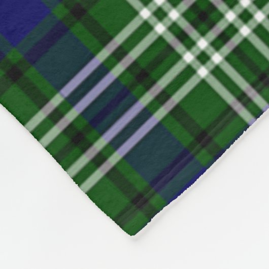 Scotts Blackadder Tartan Pset Fleece Deken (Hoek)