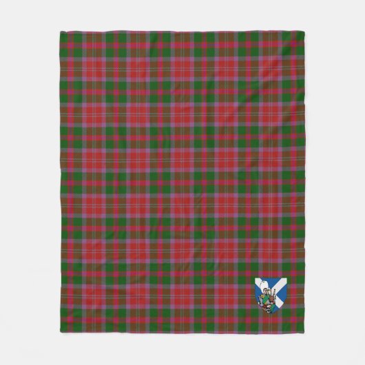Scotts Blackford Tartan Pset Fleece Deken (Voorkant)