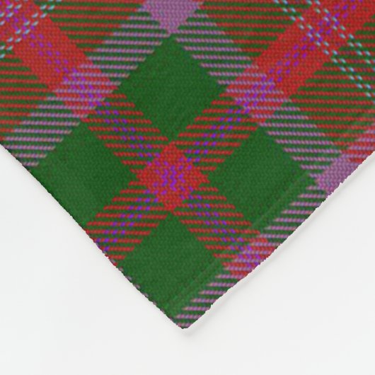 Scotts Blackford Tartan Pset Fleece Deken (Hoek)