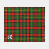 Scotts Blackstock Tartan Pset Fleece Deken (Voorkant (Horizontaal))