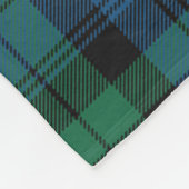 Scotts Blackwatch Ancient Tartan Pset Fleece Deken (Hoek)