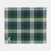 Scotts Blackwatch dress Modern Tartan Pset Fleece Deken (Voorkant (Horizontaal))