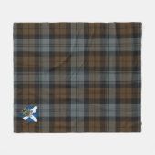 Scotts BlackWatch Weathered Tartan Pset Fleece Deken (Voorkant (Horizontaal))