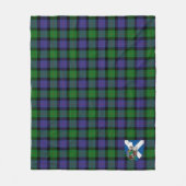 Scotts Blair Tartan Pset Fleece Deken (Voorkant)
