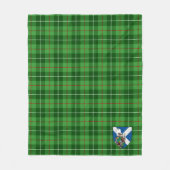 Scotts Blane Schotse Plaid Fleece Deken (Voorkant)