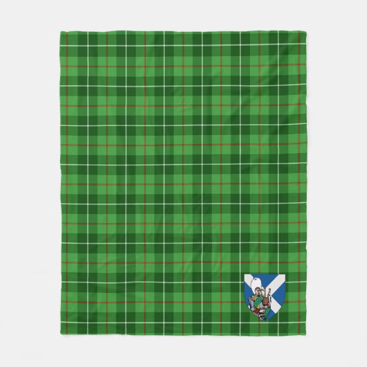 Scotts Blane Tartan Pset Fleece Deken (Voorkant)