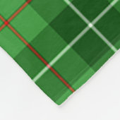 Scotts Blane Tartan Pset Fleece Deken (Hoek)