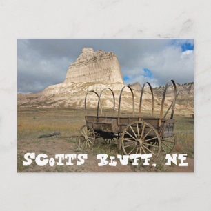 Scott's Bluff in het huidige Nebraska Briefkaart