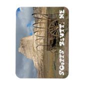 Scott's Bluff in present day Nebraska Magneet (Verticaal)