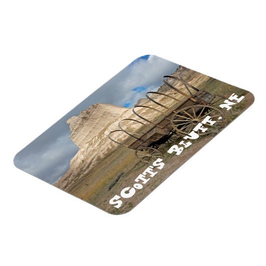 Scott's Bluff in present day Nebraska Magneet (Linkerzijde)