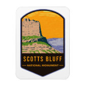 Scotts Bluff Nationaal Monument Magneet (Verticaal)