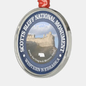 Scotts Bluff Nationaal Monument Metalen Ornament (Links)