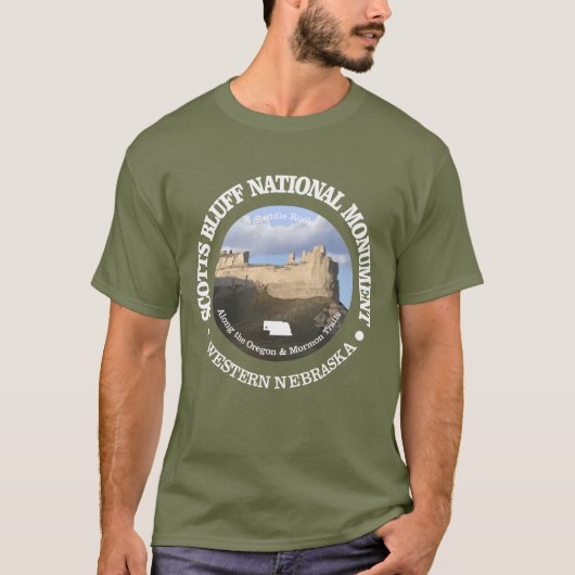 Scotts Bluff Nationaal Monument T-shirt (Voorkant)