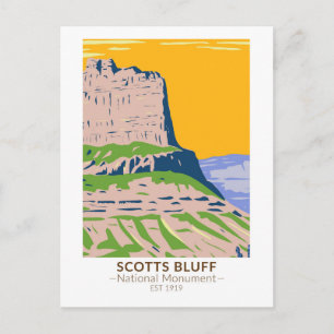 Scotts Bluff National Monument Nebraska  Briefkaart