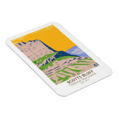 Scotts Bluff National Monument Nebraska  Magneet (Rechterzijde)