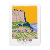 Scotts Bluff National Monument Nebraska  Magneet (Verticaal)