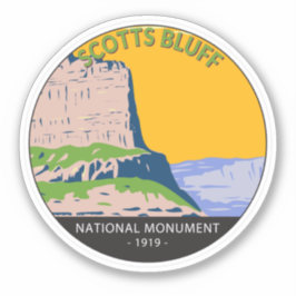 Scotts Bluff National Monument Nebraska  Sticker