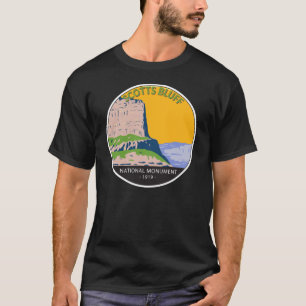 Scotts Bluff National Monument Nebraska  T-shirt