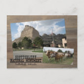 Scotts Bluff Nebraska National Monument Park USA Briefkaart (Voorkant)