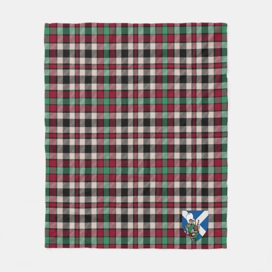 Scotts Borthwick Ancient Tartan Pset Fleece Deken (Voorkant)
