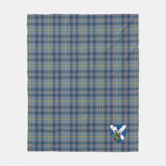 Scotts Boswell Tartan Pset Fleece Deken (Voorkant)