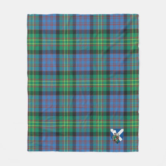 Scotts Bowie Ancient Tartan Pset Fleece Deken (Voorkant)