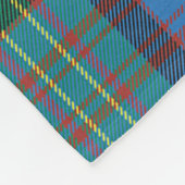 Scotts Bowie Ancient Tartan Pset Fleece Deken (Hoek)