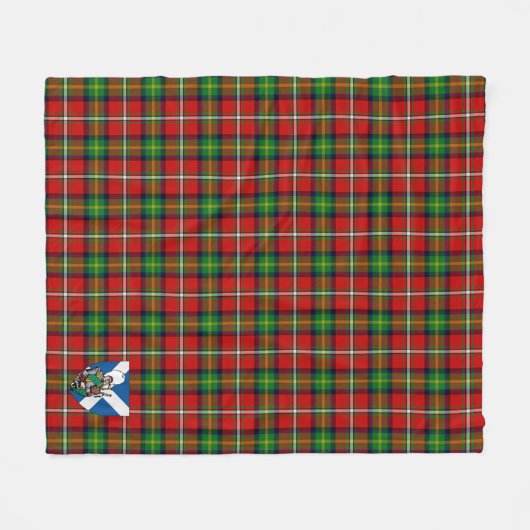 Scotts Boyd Tartan Pset Fleece Deken (Voorkant (Horizontaal))