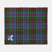 Scotts Brodie Hunting Tartan Pset Fleece Deken (Voorkant (Horizontaal))