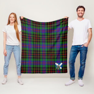 Scotts Brodie Jacht Tartan Schotlandse Ruit Fleece Deken