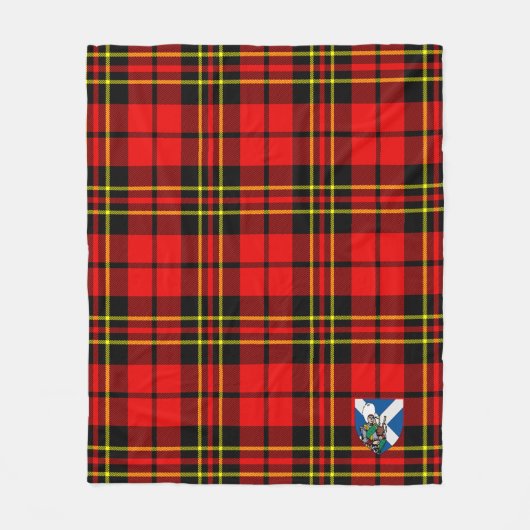Scotts Brodie Modern Tartan Pset Fleece Deken (Voorkant)