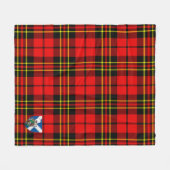 Scotts Brodie Modern Tartan Pset Fleece Deken (Voorkant (Horizontaal))