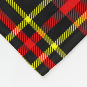 Scotts Brodie Modern Tartan Pset Fleece Deken (Hoek)