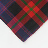 Scotts Broun Modern Tartan Pset Fleece Deken (Hoek)