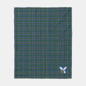 Scotts Broun Tartan Pset Fleece Deken (Voorkant)