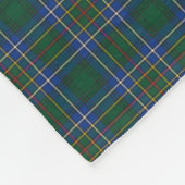 Scotts Broun Tartan Pset Fleece Deken (Hoek)