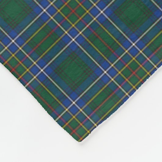 Scotts Broun Tartan Pset Fleece Deken (Hoek)