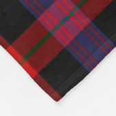 Scotts Brown Modern Tartan Pset Fleece Deken (Hoek)