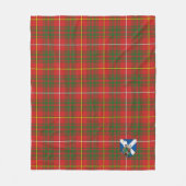 Scotts Bruce Modern Tartan Pset Fleece Deken (Voorkant)