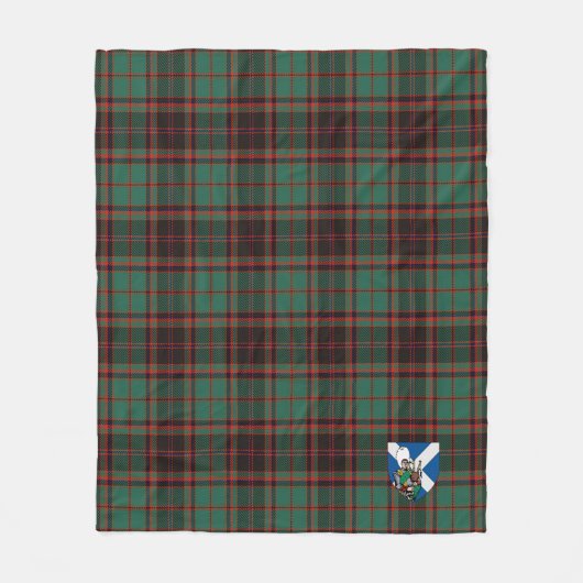 Scotts Buchan Ancient Tartan Pset Fleece Deken (Voorkant)